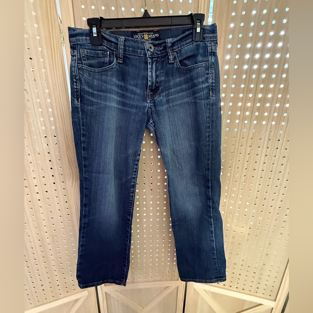 Lucky Brand Women's Dark Blue Sweet’N Crop Jeans 2/26 C0379
